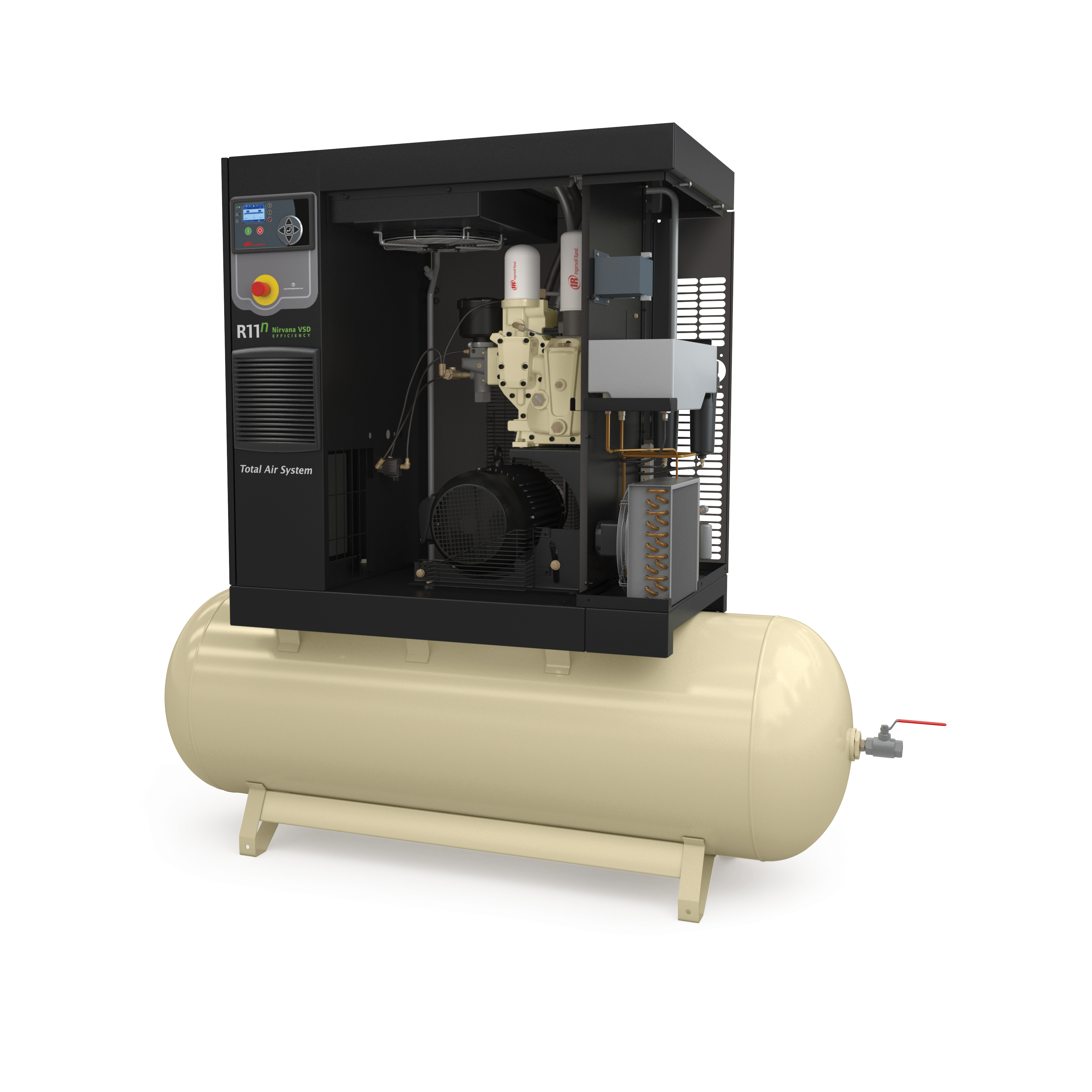 oil flooded air compressor RSeries411kWRotaryOilFloodedCompressorInternalra