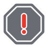 warning sign icon