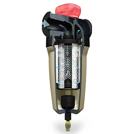 compressed-air-treatment Standard Cast and FabricatedFilterCutaway